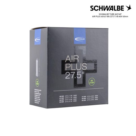 SCHWALBE TUBE AV21AP AIR PLUS 40/62-584 (27.5") IB AGV 40mm