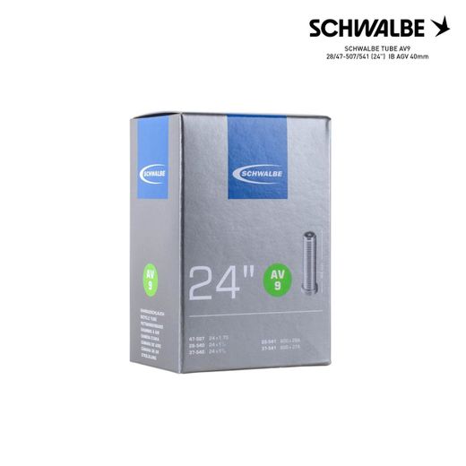 SCHWALBE TUBE AV9 28/47-507/541 (24")  IB AGV 40mm