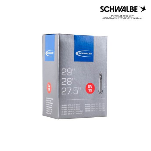 SCHWALBE TUBE SV19 40/62-584/635  (27.5"/28"/29") VM 40mm