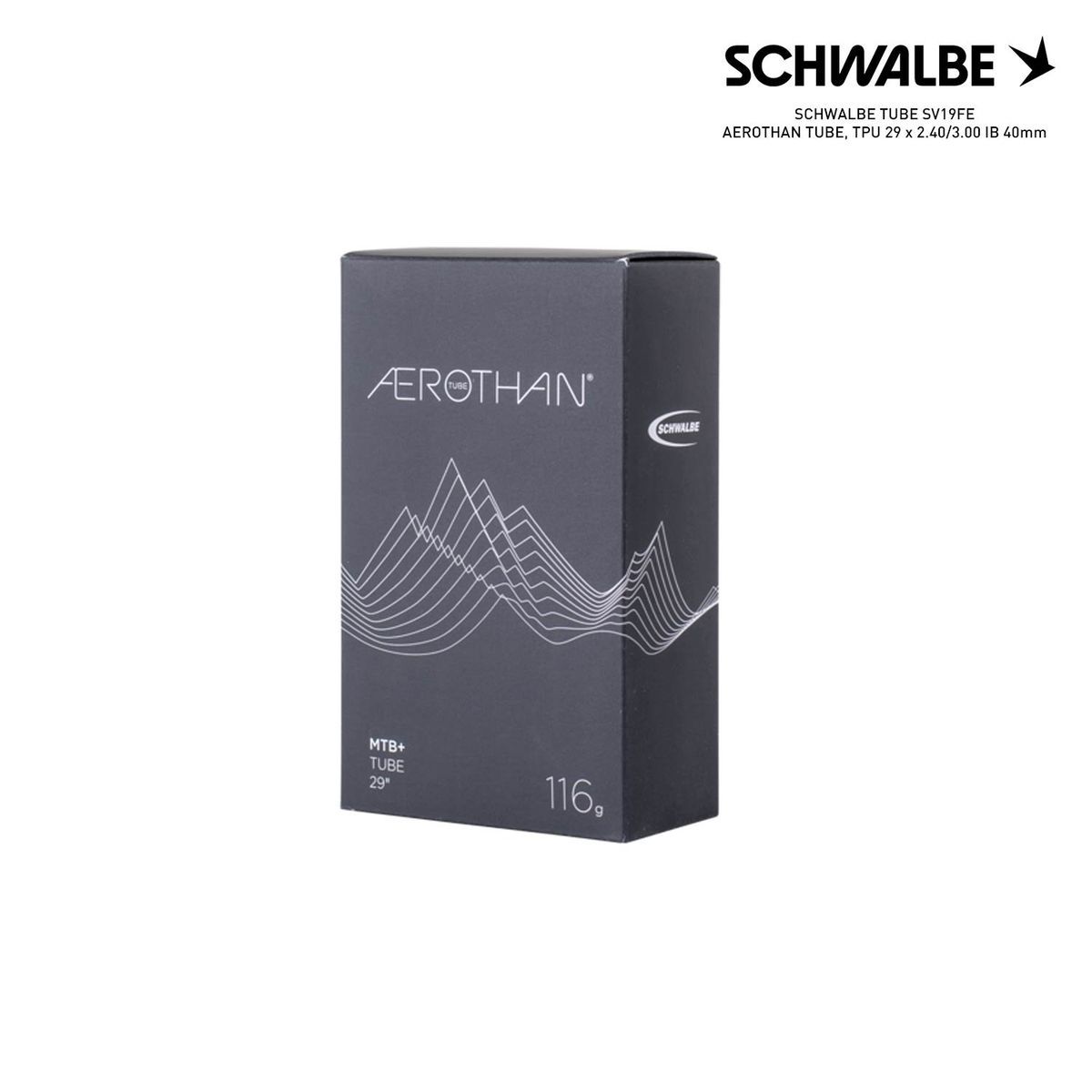 SCHWALBE TUBE SV19FE AEROTHAN TUBE, TPU 29 x 2.40/3.00 IB 40mm