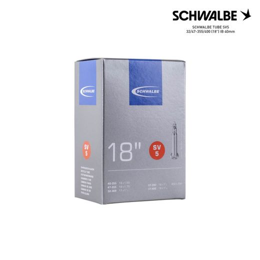 SCHWALBE TUBE SV5 32/47-355/400 (18") IB 40mm