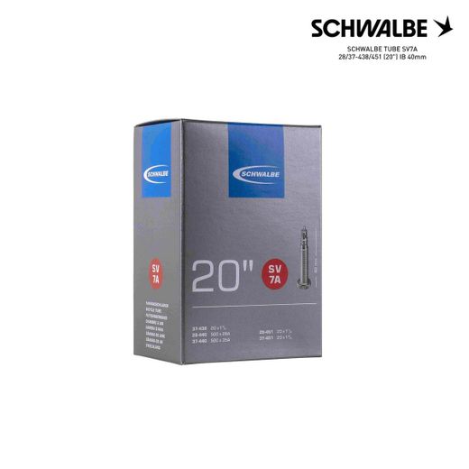 SCHWALBE TUBE SV7A 28/37-438/451 (20") IB 40mm