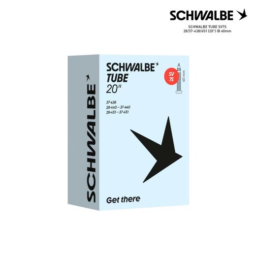 SCHWALBE TUBE SV7S 28/37-438/451 (20") IB 40mm