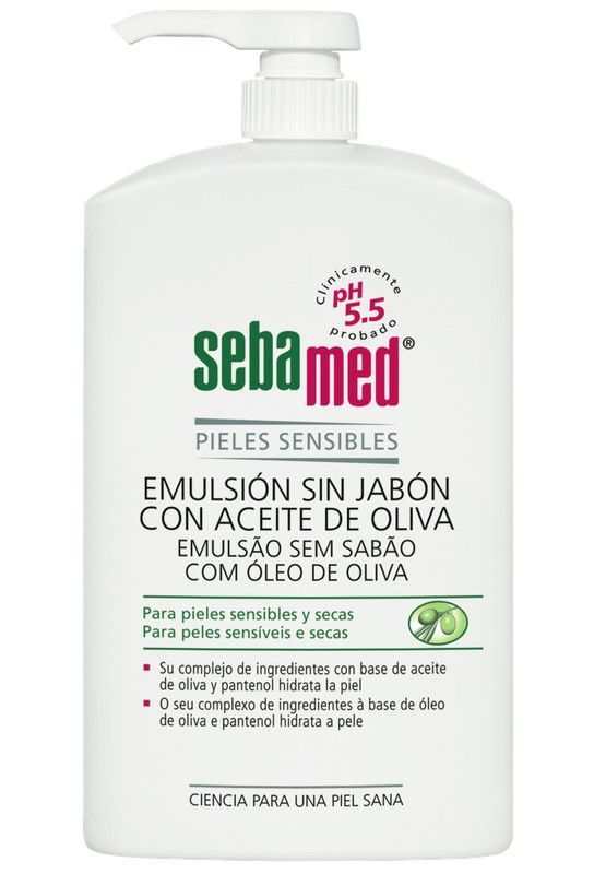 Sebamed Emulsion Sin Jabon Con Aceite De Oliva 1 L