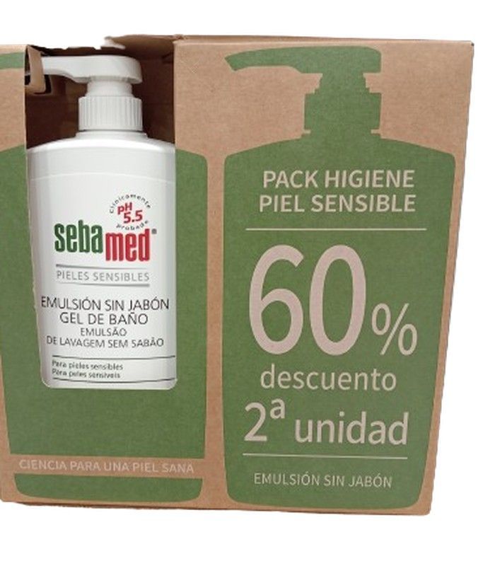 Sebamed emulsión sin jabón gel de baño Higiene diaria para pieles sensibles