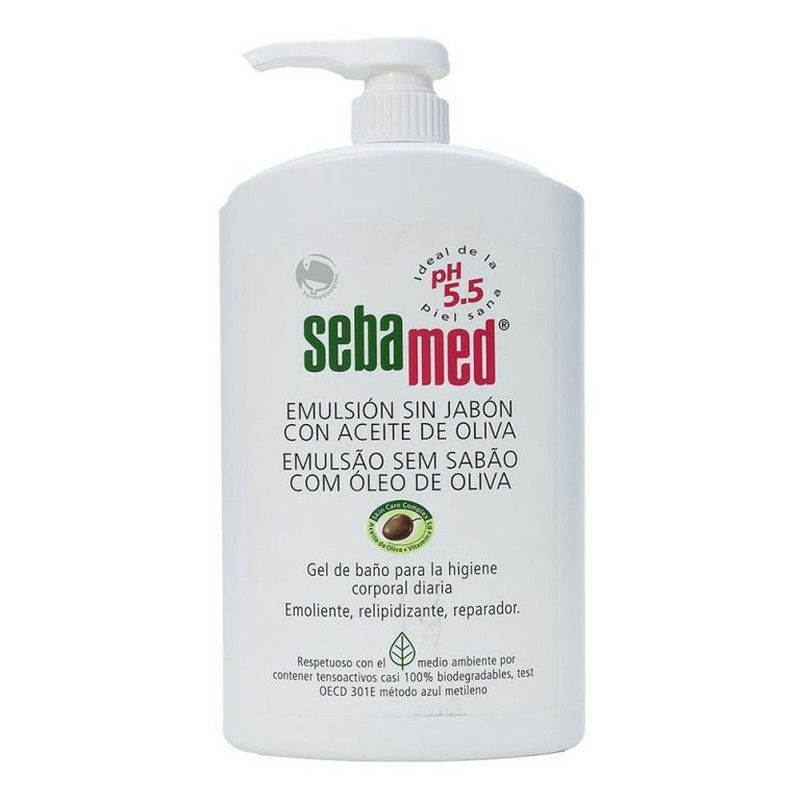 Sebamed Gel de Baño Emulsión con Aceite de Oliva 1L