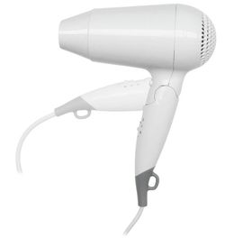 Secador de cabello plegable ABS blanco 1600 W