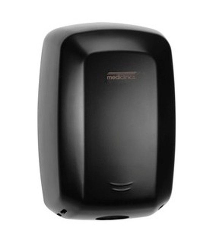 Secador de manos machflow automático Acero Epoxi Negro mate M-09AB-Fil Mediclinics