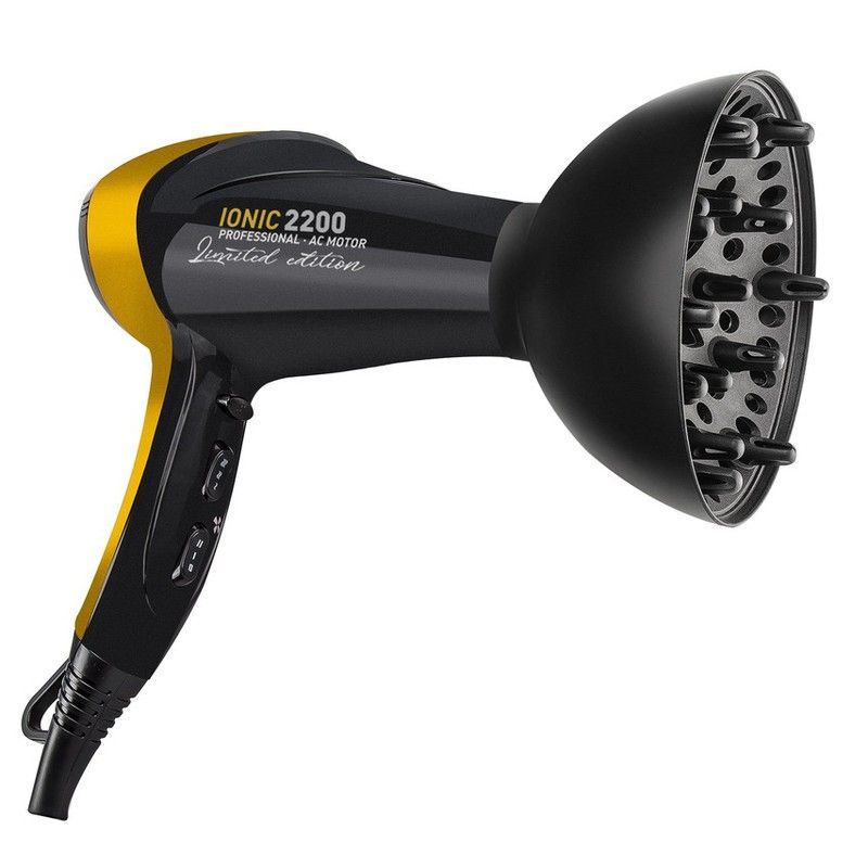 Secador pelo KÜKEN 2200w ac negro/dorado 33842