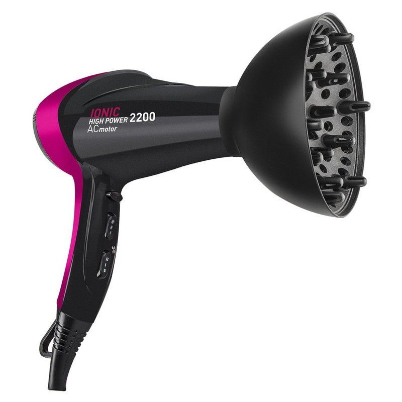Secador pelo KÜKEN 2200w ac negro/magent 33732