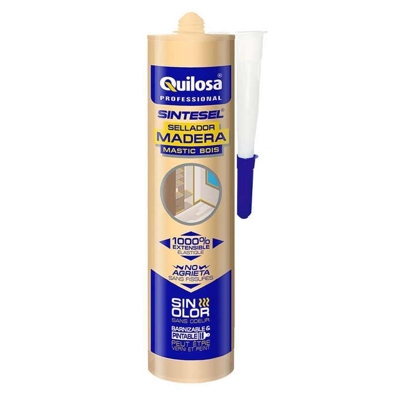 Sellador acrílico siliconado QUILOSA Sintesel Sellador Sintesel Pino 300 Ml.