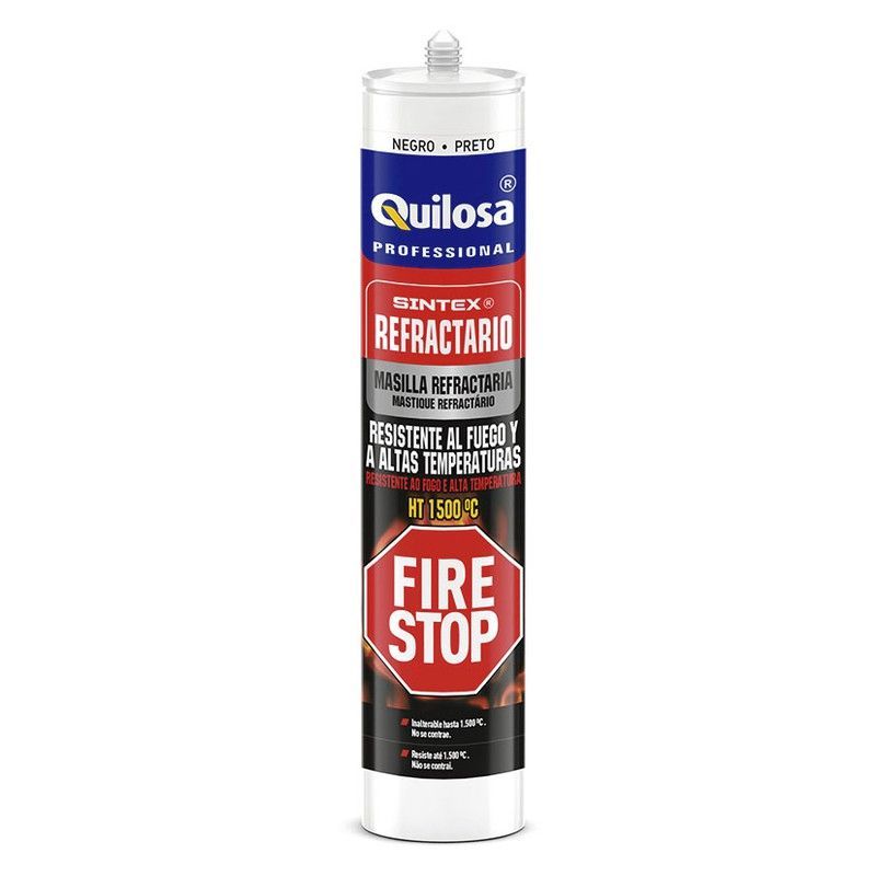 Sellador refractario QUILOSA Fire Stop. Masilla Refractaria Firestop. 300 Ml..Ng
