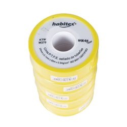 Sellador tuberías HABITEX. Cinta Ptfe Para Juntas 25Mmx50M.