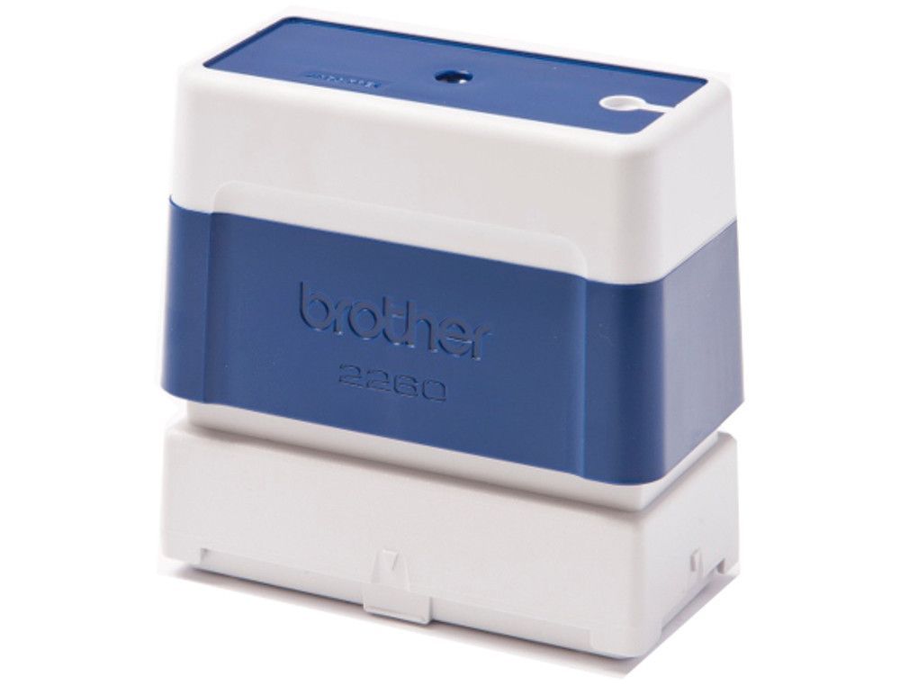 Sello Automatico Brother 22 Mm X 60 Mm Azul