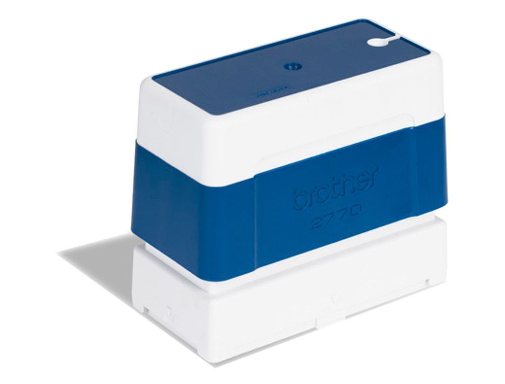 Sello Automatico Brother 27 Mm X 70 Mm Azul