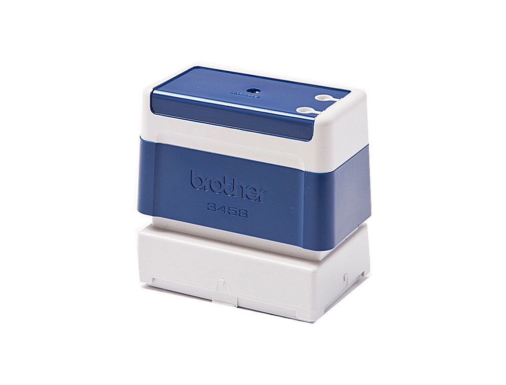 Sello Automatico Brother 34 Mm X 58 Mm Azul