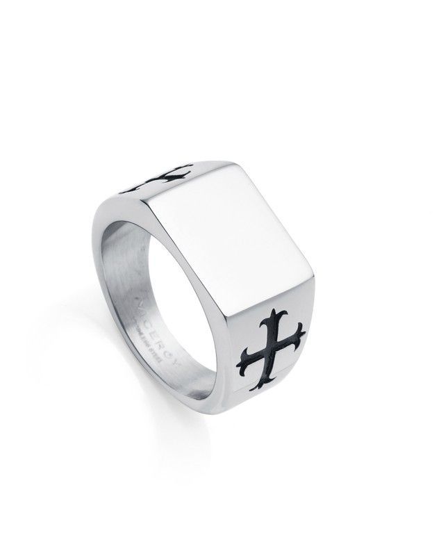 Sello Viceroy de acero con cruz