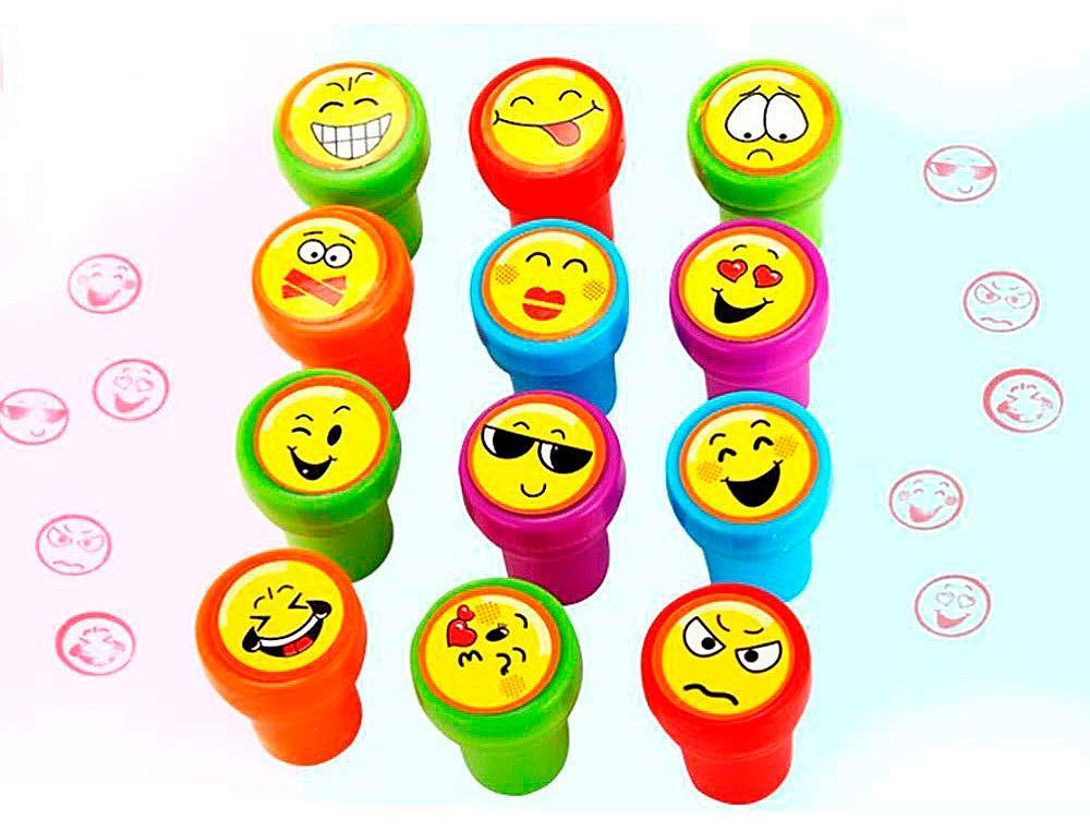 Sello x'stamper emoticono uso escolar expositor de 12 unidades surtidas