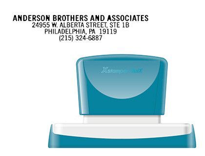 Sello x'stamper quix personalizable color negro medidas 16x83 mm q-26