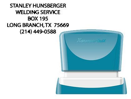 Sello x'stamper quix personalizable color negro medidas 24x49 mm q-12