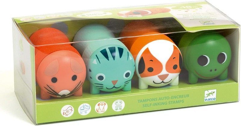 Sellos Para Los Peques - Animales De Jardín - Djeco