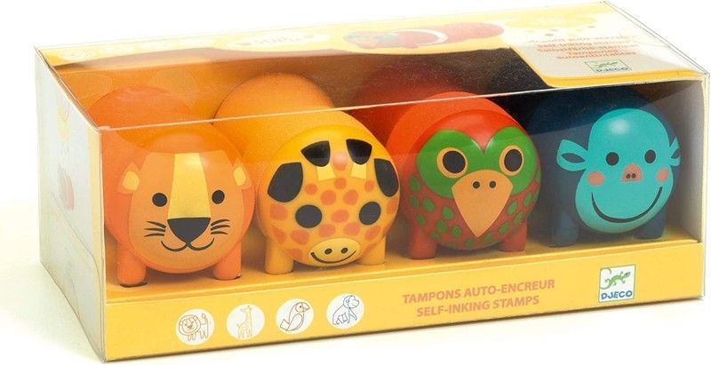 Sellos Para Los Peques - Animales De La Sabana - Djeco