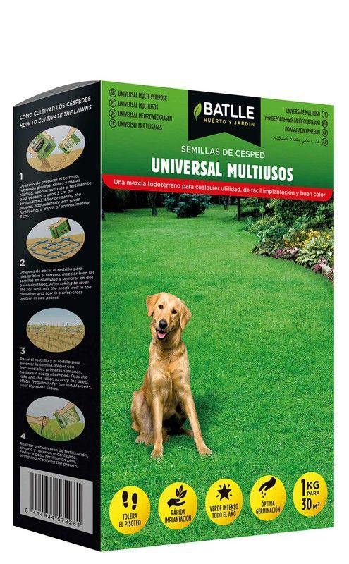 Semilla de césped universal, multiusos