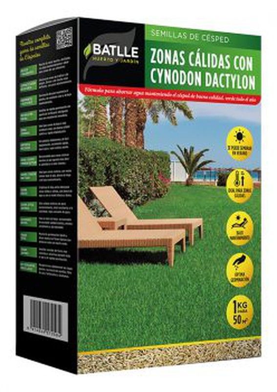 Semilla de césped zonas cálidas con Cynodon Dactylon