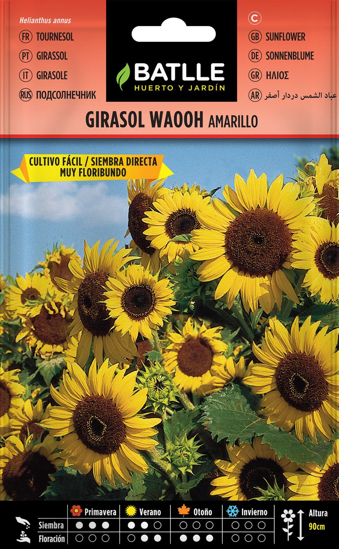 Semilla de girasol waooh amarillo