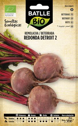 Semilla ecológica de remolacha detroit 2, beterraba