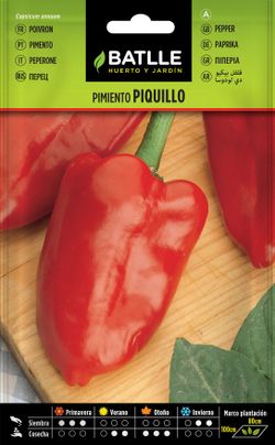 Semilla hortícola de pimiento rojo piquillo de lodosa, pimento vermelho, capsicum annuum