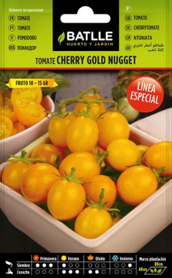 Semilla hortícola de tomate amarillo cherry gold nugget