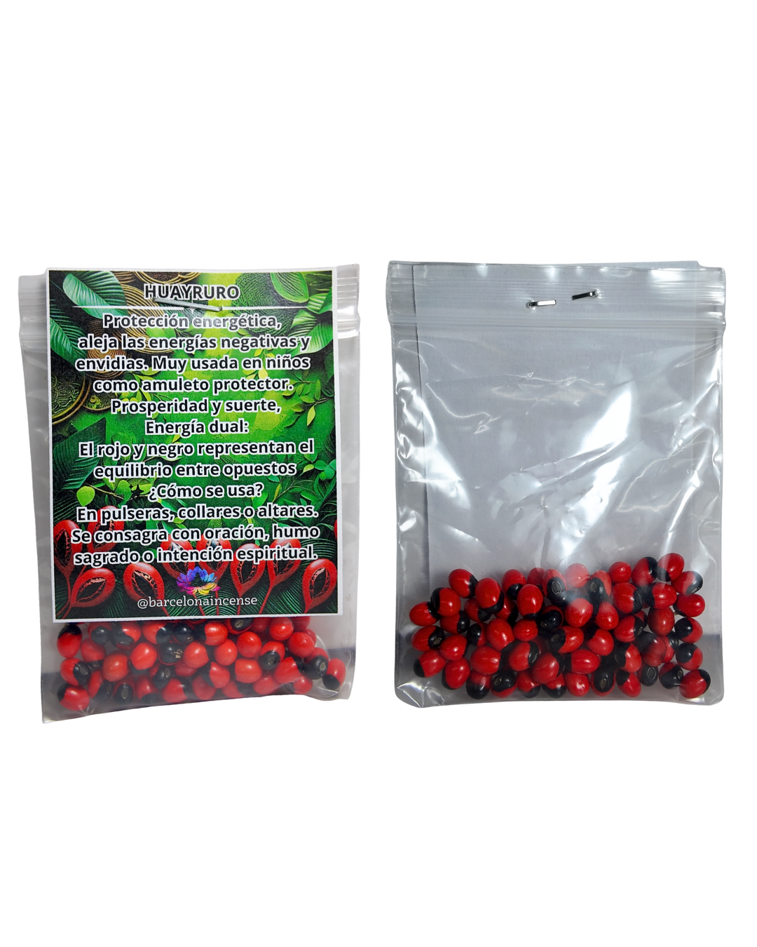 Semilla Huayruro para Protección y Buena Suerte