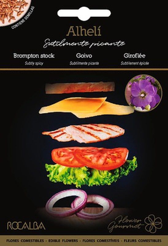 Semillas comestibles Alhelí Gourmet