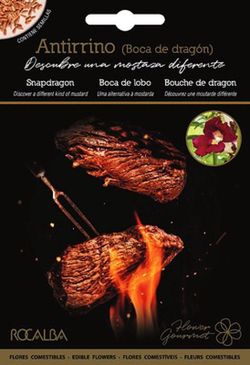 Semillas comestibles Anthirrinum Gourmet