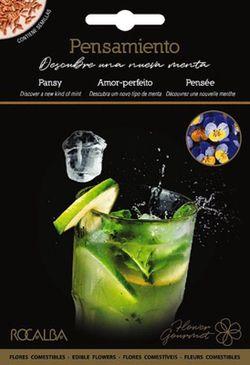 Semillas comestibles Pensamientos Gourmet