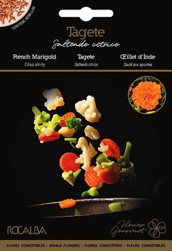 Semillas comestibles Tagetes Gourmet