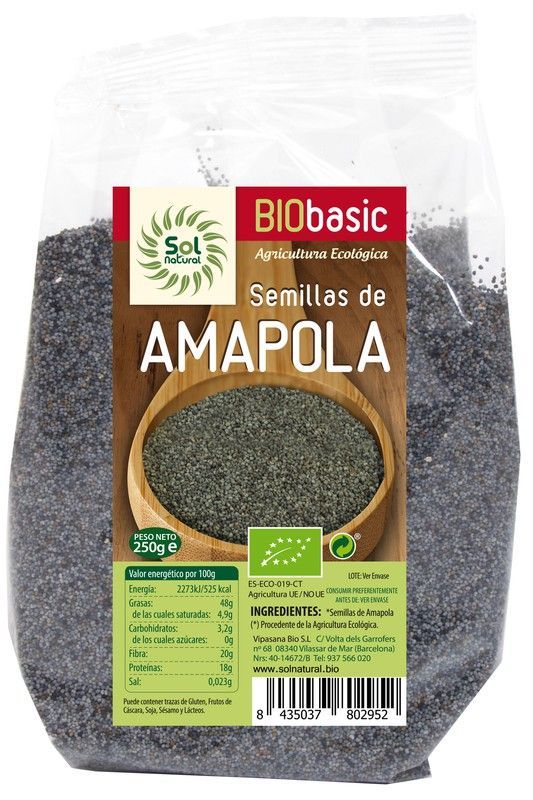 Semillasßdeßamapolaßbio 250 G