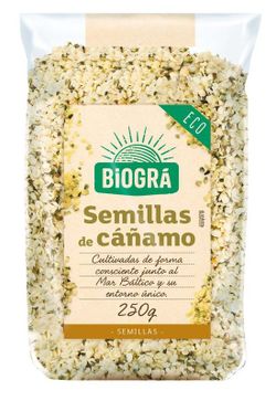 Semillas de Cáñamo peladas 250g Semillas Ecológicas Biogra