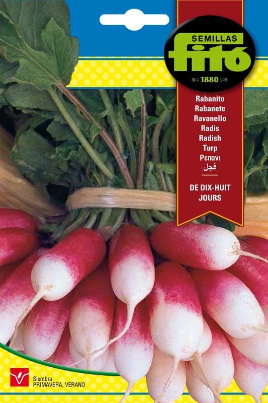 Semillas de Rabanito De Dix - Huit Jours de marca Fito