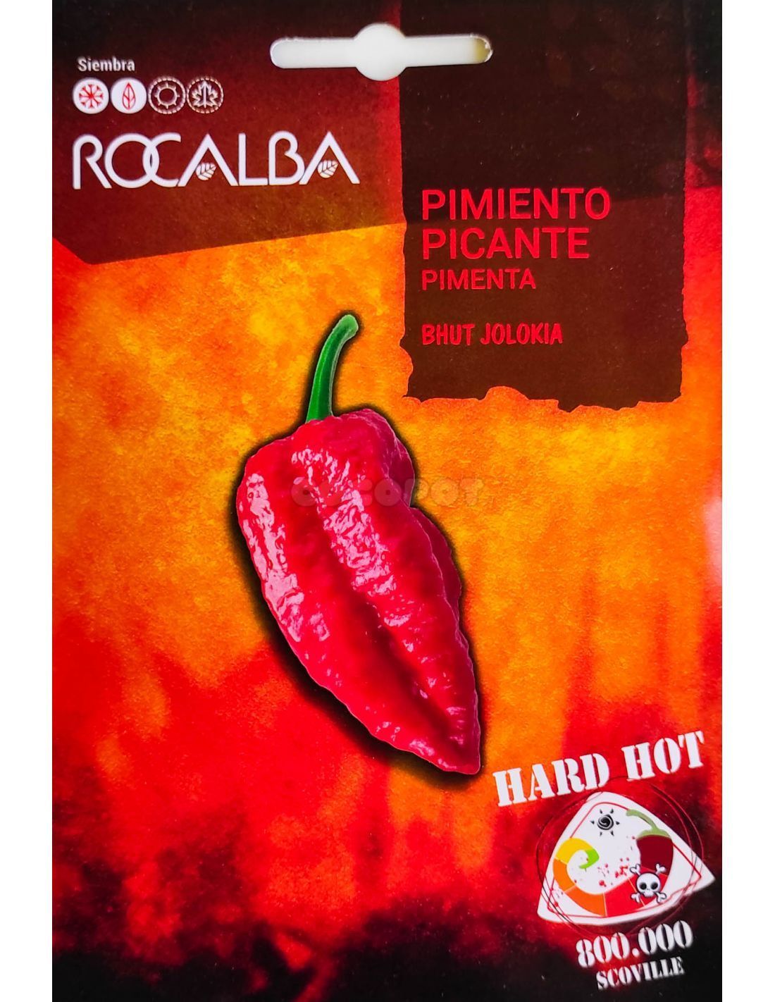SEMILLAS PIMIENTO PICANTE BHUT JOLOKIA