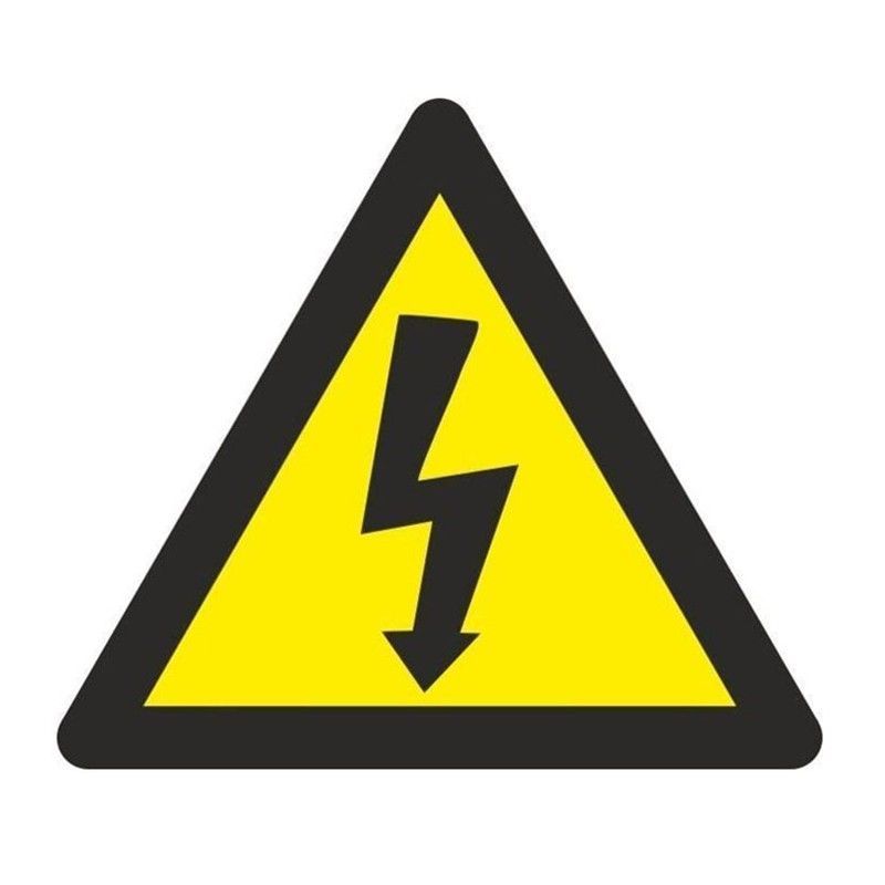 Señal Aluminio Triang C/ Rayo 150mm Lado