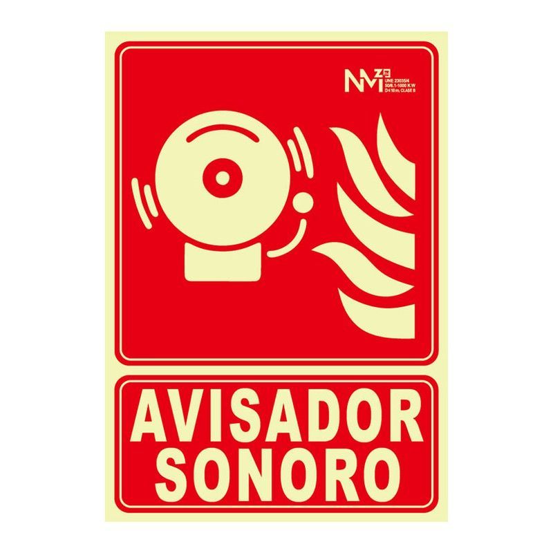 Señal Avisador Sonoro  210x300mm
