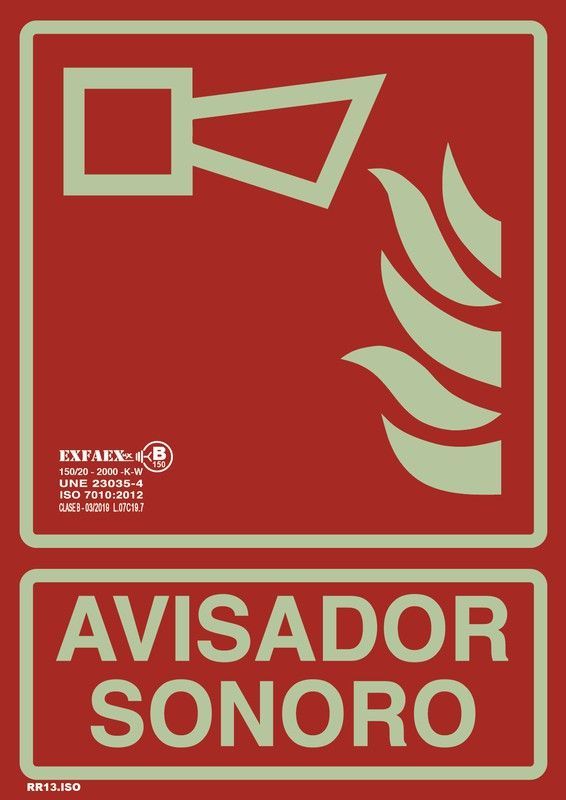 Señal “Avisador sonoro” - RR13