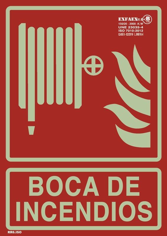 Señal “Boca de incendio equipada”-RR6