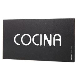 Señal cocina 8x15 cm