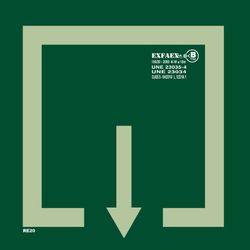 Señal de evacuación direccional-RE20