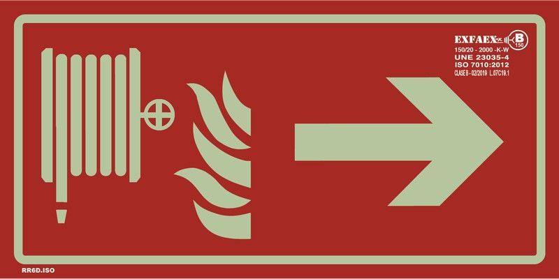 Señal direccional “Boca de incendio equipada” - RR6D