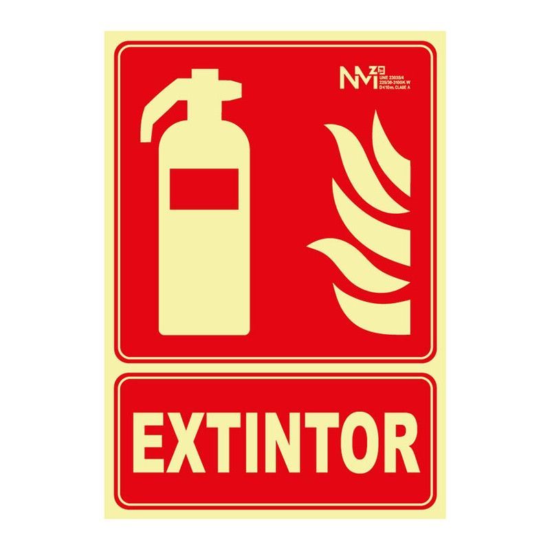 Señal Extintor Pvc 210x300mm