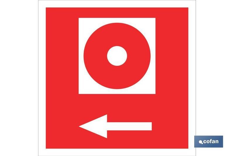 Señal luminiscente de socorro, timbre de alarma a la izquierda varias medidas, Referencia SO21LU